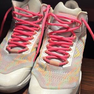 Women's Athletic Shoes with Pink Accents